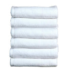 Cotton Premium Hotel Plain Hand Towel 560 GSM (Set of 6, White)