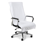 FASH Home Office Chair Towel | Luxury Car Seat Towel Cover | 100% Superfine Cotton | 550 GSM Large Size with Tie Knot | White | Pack of 1
