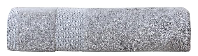 Fash Home-100% Bamboo Loops Luxury Bath Towel-550 GSM|Large Size-75X150 cm|Super Soft|Quick Absorbent|Natural antibacterial towel ideal Gift Set for new born, sensitive skin teens ,Men, Women & Couples.