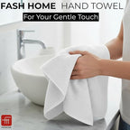 Fash Home Waffle Terry Fusion 4pc HandTowel-40X60cm Full Large Size 100% Soft Cotton Super Luxurious | Quick Absorbent | Only for Premium Royal Elite Class Men/Women/Couples- Multipack
