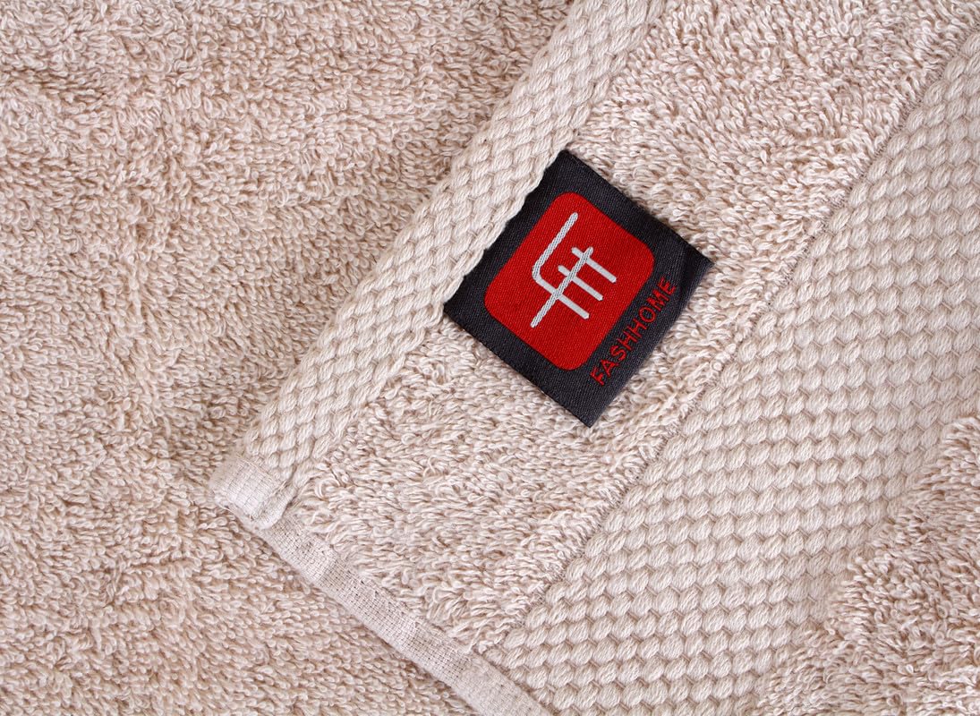 Micro Twist Towel 600 GSM 6 Pcs Towel Set 2 Bath +2 Hand+2 Face-Denim Blue