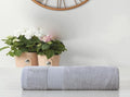 Fash Home-100% Bamboo Loops Luxury Bath Towel-550 GSM|Large Size-75X150 cm|Super Soft|Quick Absorbent|Natural antibacterial towel ideal Gift Set for new born, sensitive skin teens, Men, Women & Couples.