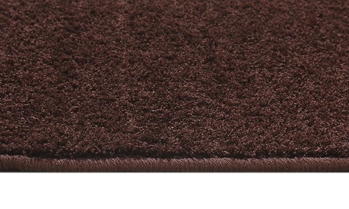 Fash Home Luxury Microfiber Bath Mat – Size 40x60 cm, 1500 GSM Ultra-Absorbent, Quick-Dry, Soft, Non-Slip, Machine Washable, Perfect for Bathroom, Shower, and Floor Use (Brown)