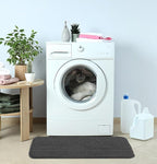 Fash Home Luxury Microfiber Bath Mat – Size 40x60 cm, 1500 GSM Ultra-Absorbent, Quick-Dry, Soft, Non-Slip, Machine Washable, Perfect for Bathroom, Shower, and Floor Use (Grey)