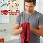 100% Cotton Super & Soft Towel Collection Set of 3 (Bath + Hand + Hand) 500 GSM Large Size (Maroon)