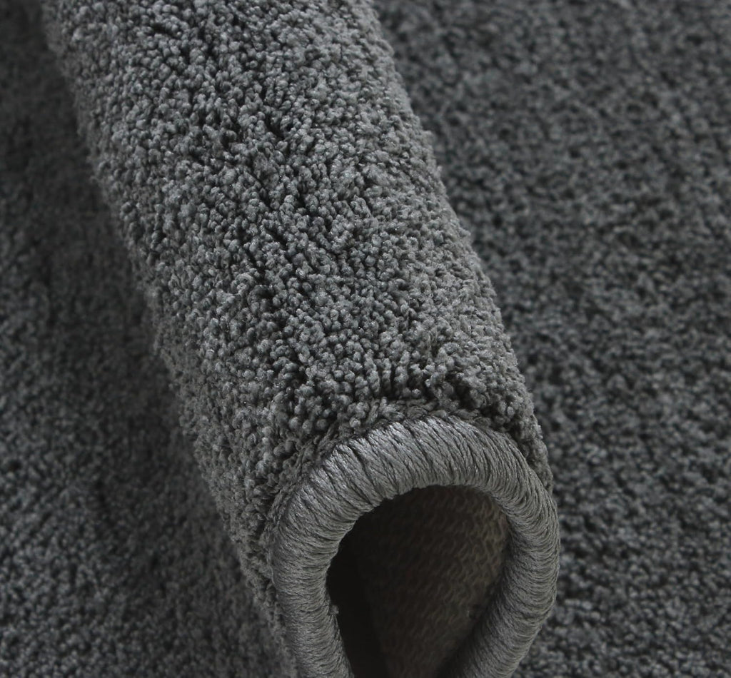 Fash Home Luxury Microfiber Bath Mat – Size 40x60 cm, 1500 GSM Ultra-Absorbent, Quick-Dry, Soft, Non-Slip, Machine Washable, Perfect for Bathroom, Shower, and Floor Use (Grey)