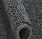 Fash Home Luxury Microfiber Bath Mat – Size 40x60 cm, 1500 GSM Ultra-Absorbent, Quick-Dry, Soft, Non-Slip, Machine Washable, Perfect for Bathroom, Shower, and Floor Use (Grey)