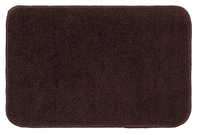 Fash Home Luxury Microfiber Bath Mat – Size 40x60 cm, 1500 GSM Ultra-Absorbent, Quick-Dry, Soft, Non-Slip, Machine Washable, Perfect for Bathroom, Shower, and Floor Use (Brown)