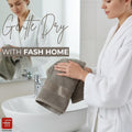 100% Cotton Super & Soft Towel Collection Set of 3 (Bath + Hand + Hamd) 500 GSM Large Size (Beige)