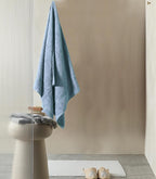Quick Dry Star Border Bath Towel | 360 GSM Soft & Absorbent Solid Bath Towel | Lightweight & Skin-Friendly Towel for Everyday Use (1, Deep Blue)