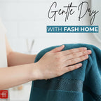 100% Cotton Super & Soft Towel Collection Set of 3 (Bath + Hand + Hand) 500 GSM Large Size (Teal)
