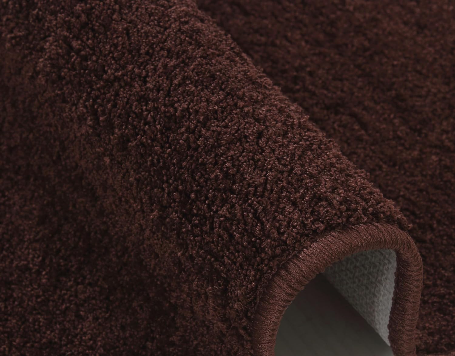 Fash Home Luxury Microfiber Bath Mat – Size 40x60 cm, 1500 GSM Ultra-Absorbent, Quick-Dry, Soft, Non-Slip, Machine Washable, Perfect for Bathroom, Shower, and Floor Use (Brown)