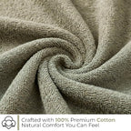 Fash Home 400 GSM Towel 70x140 cm – 1 Pc, Ultra Soft, Highly Absorbent, Quick Dry, Plush & Durable Cotton Bath Towel for Home, Gym & Spa (Olive Green)