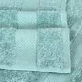 Fash Home 600 GSM Combed Cotton Hand Towel Set – 40x60 cm, Ultra Soft, Quick Dry & Highly Absorbent, 4 Pieces (Aqua Blue)