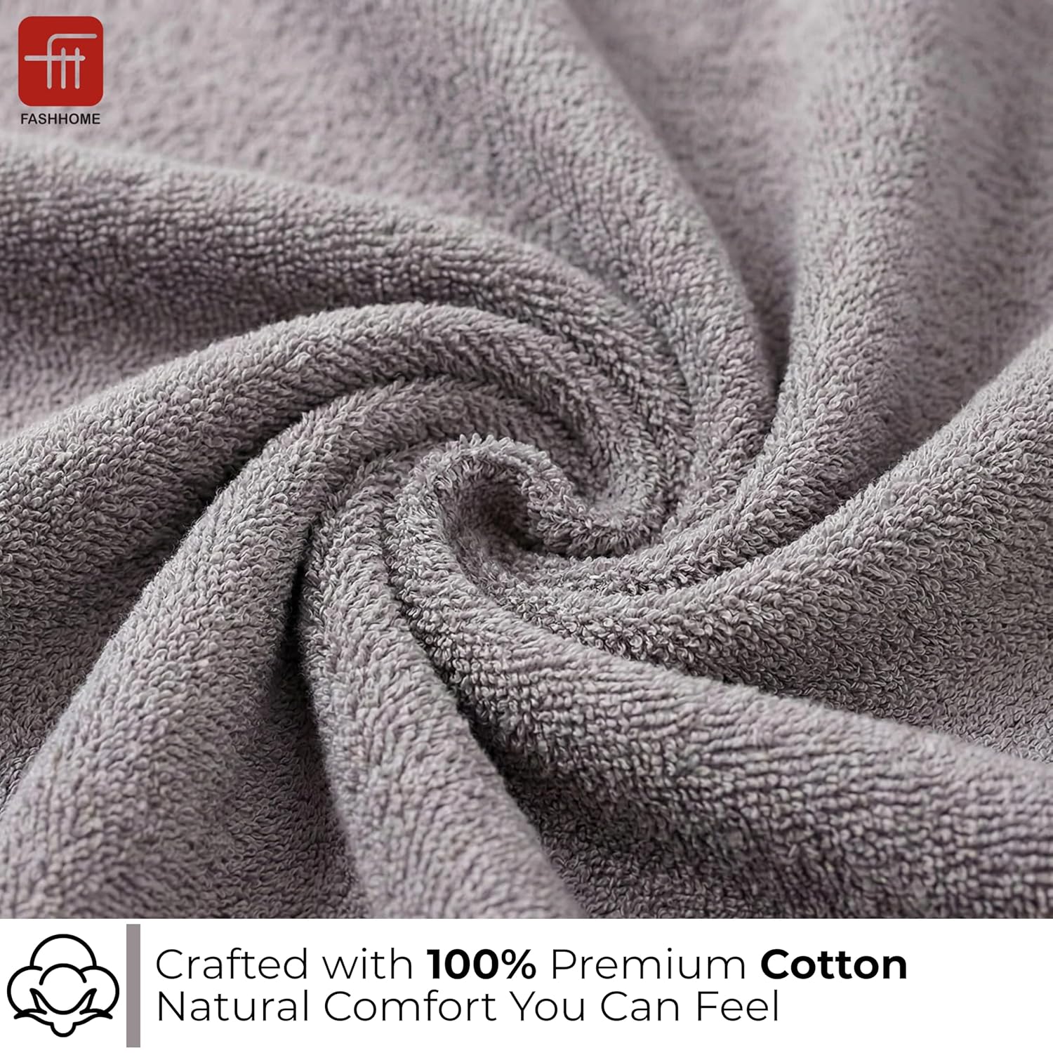 380 GSM 100% Cotton Highly Absorbent Light Weight Quick Dry Large Couple Bath Towel Set of 2 ( Grey&Teal)