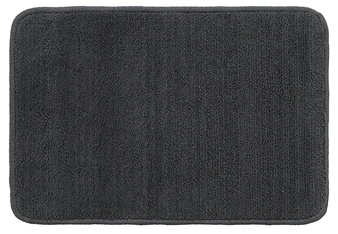Fash Home Luxury Microfiber Bath Mat – Size 40x60 cm, 1500 GSM Ultra-Absorbent, Quick-Dry, Soft, Non-Slip, Machine Washable, Perfect for Bathroom, Shower, and Floor Use (Grey)