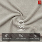 500 GSM 100% Cotton Highly Absorbent Super Luxury Large Couple Bath Towel Set (Grey,Beige,Teal & Red) Combo Pack of 4
