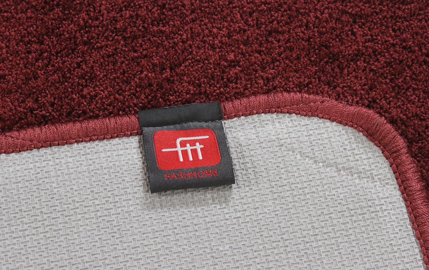 Fash Home Luxury Microfiber Bath Mat – Size 40x60 cm, 1500 GSM Ultra-Absorbent, Quick-Dry, Soft, Non-Slip, Machine Washable, Perfect for Bathroom, Shower, and Floor Use (Maroon)