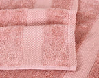 Fash Home 600 GSM Combed Cotton Hand Towel Set – 40x60 cm, Ultra Soft, Quick Dry & Highly Absorbent, 4 Pieces (Peach)