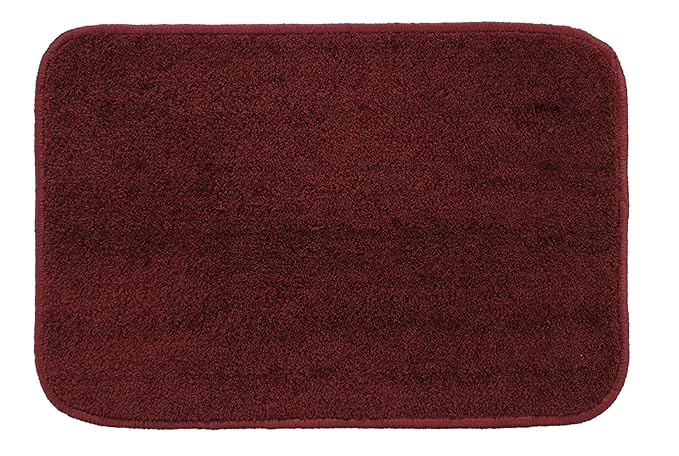 Fash Home Luxury Microfiber Bath Mat – Size 40x60 cm, 1500 GSM Ultra-Absorbent, Quick-Dry, Soft, Non-Slip, Machine Washable, Perfect for Bathroom, Shower, and Floor Use (Maroon)